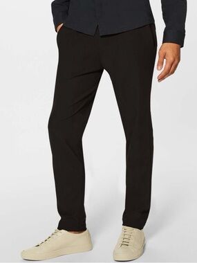 Men's Black Slim Fit Trousers
